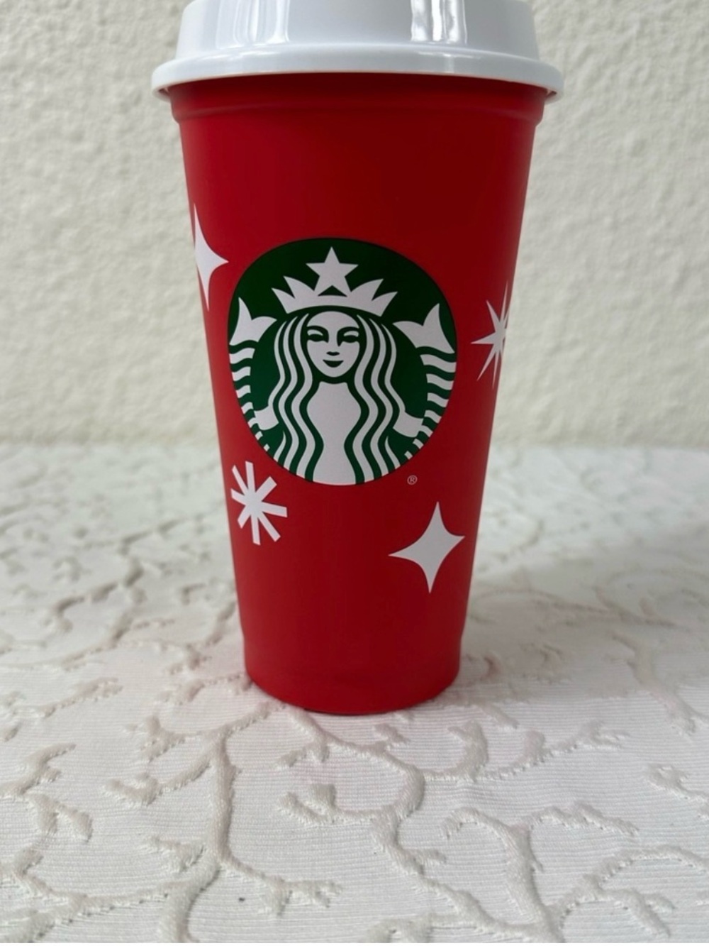Starbucks Holiday Red Cups Travel Coffee Cup 25 Years of Holiday Cup Cheer.